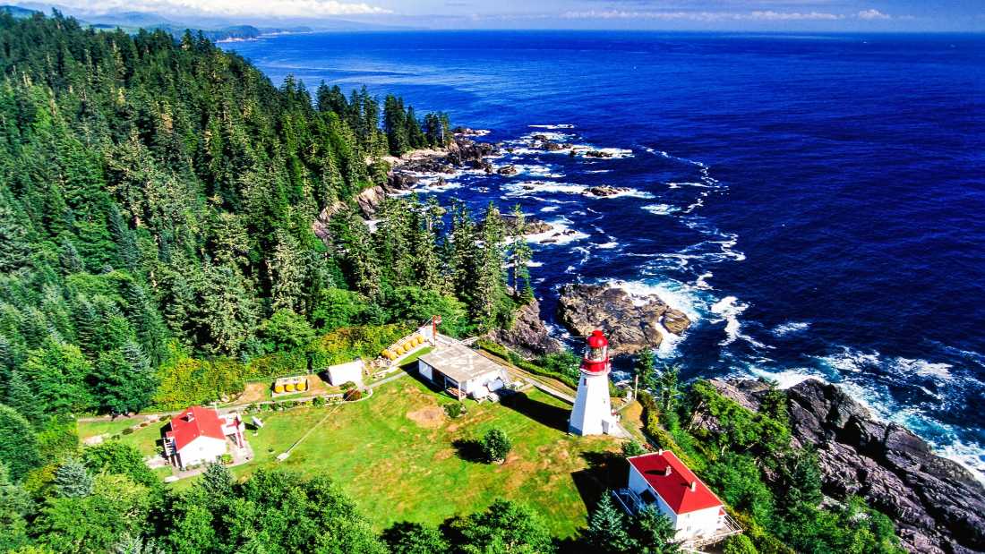 Pachena Point Lighthouse on BC’s wild coast, at the start of the West Coast Trail | Russ Heinl