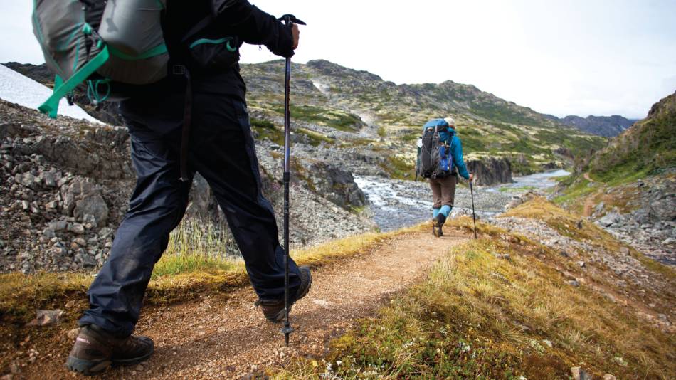 Retracing the steps of the Stampeders route over the Chilkoot Pass. | <i>Mark Daffey</i>
