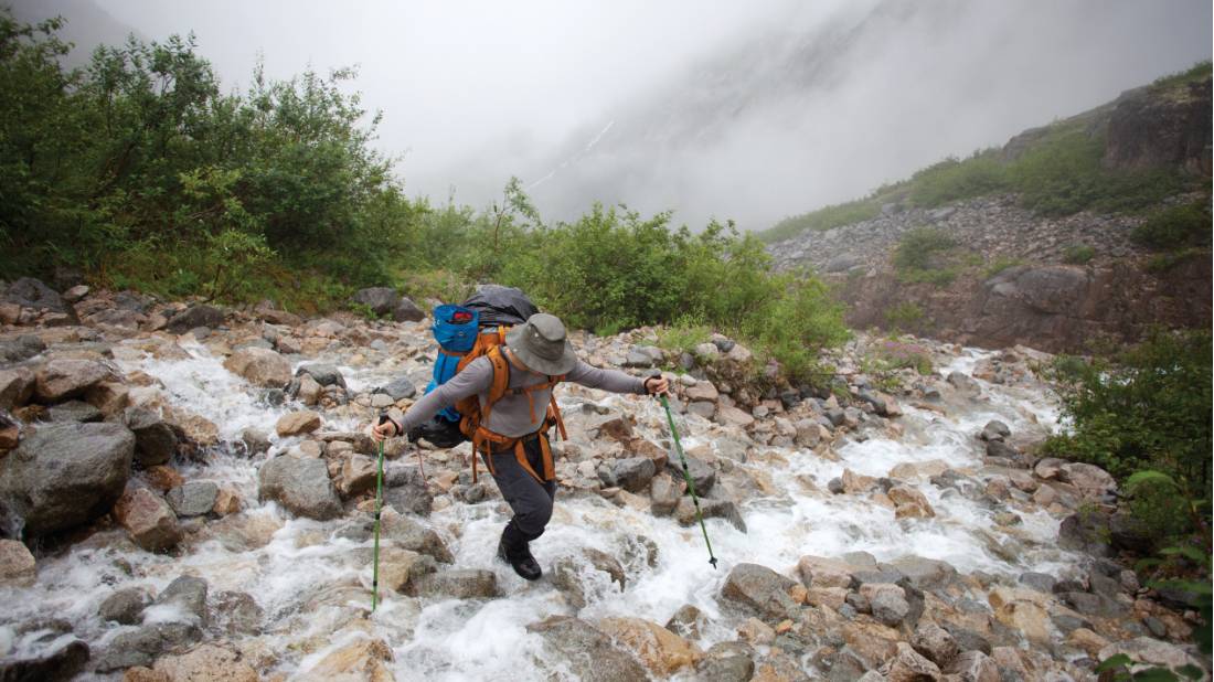 River crossing on the Chilkoot Trail in British Columbia | <i>Mark Daffey</i>