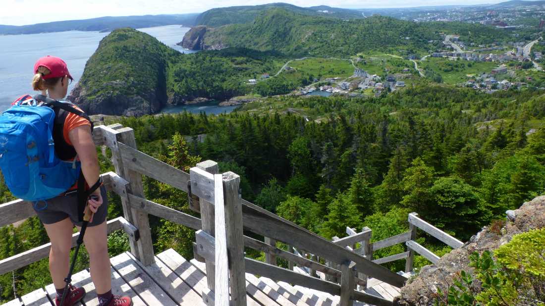 Spectacular view from the top of Bawdens Highland | Caroline Mongrain