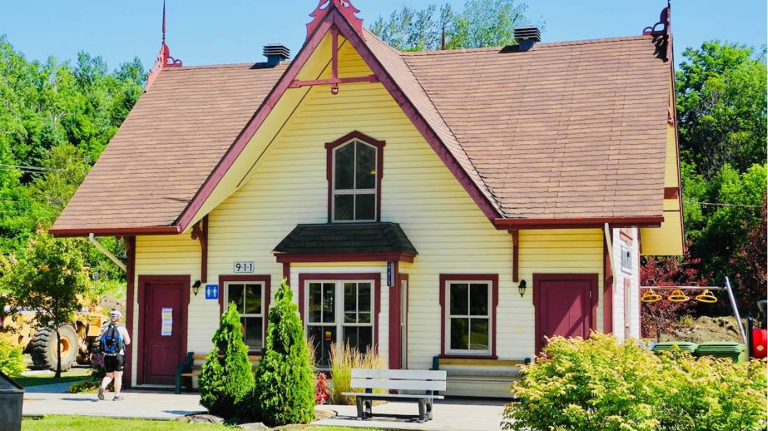 Many rest stops are lovely restored century-old train stations | <i>Robin Esrock</i>