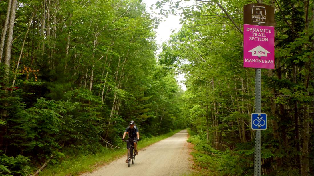 Cycling on the Rum Runners Trail to Lunenburg, Nova Scotia | <i>Caroline Mongrain</i>